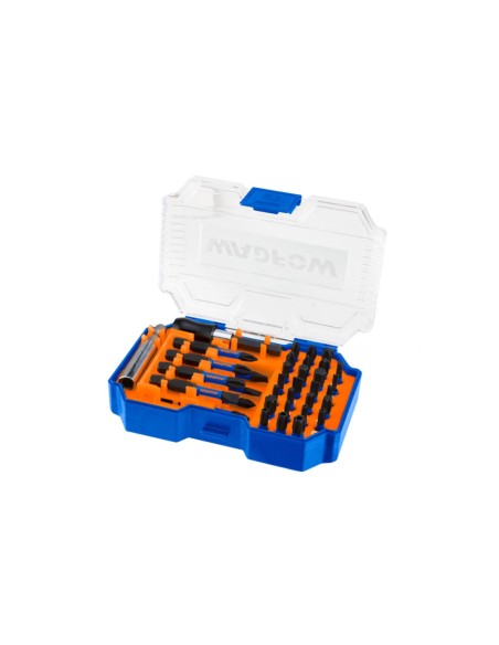 WADFOW 34-Piece Impact Driver Bit Set with Bit Holder in Case