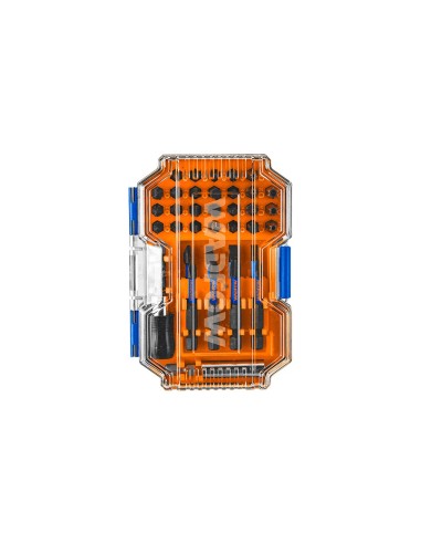 WADFOW 34-Piece Impact Driver Bit Set with Bit Holder in Case