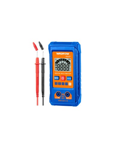 Multimetro digitale WADFOW CAT II 600V con display RMS