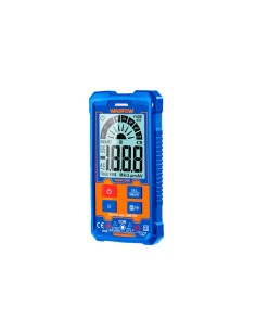Multímetro digital automático CAT III 600V WADFOW con pantalla RMS 2