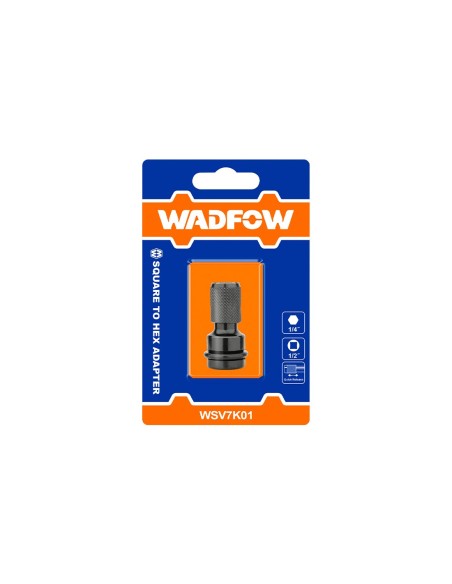 WADFOW quadratischer Adapter 1/2" auf sechseckig 1/4