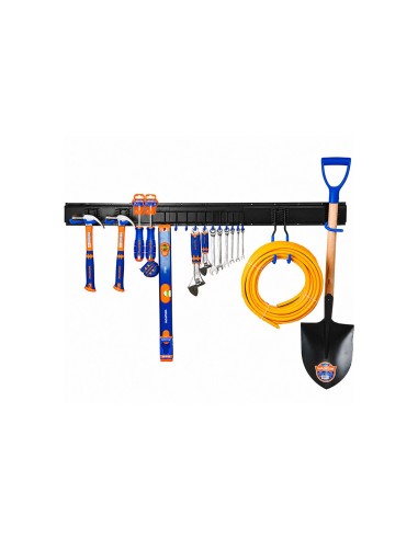 Wadfow Wall Storage Set with Multi-Purpose Rails and Hooks