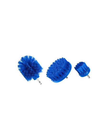 3-Piece Drill Brush Set WADFOW 2/3.5/4 inch Hex Shank