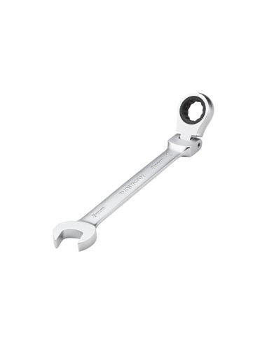 Chave combinada com carraca e cabeça flexível 8 mm Cr-V Wadfow