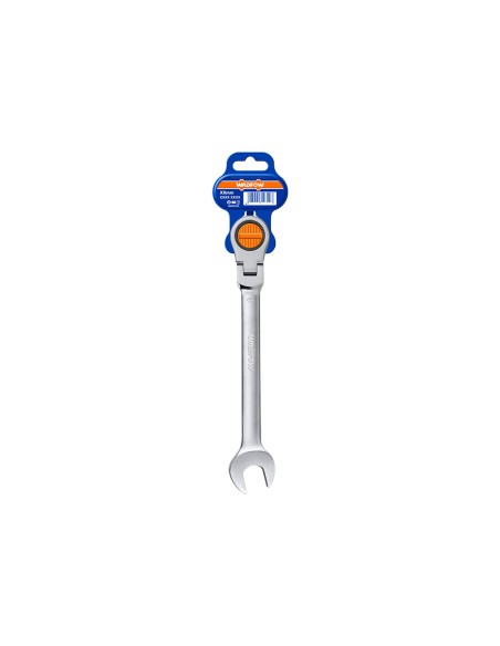 Chave combinada com carraca e cabeça flexível 8 mm Cr-V Wadfow