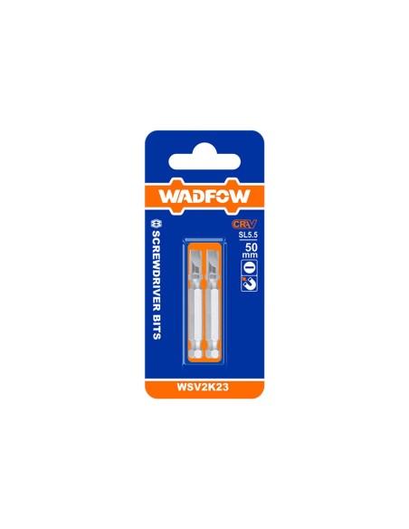Set 2 flache Bits SL5.5x0.8mm 50mm CR-V Wadfow