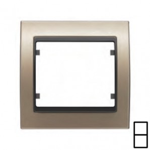 Marco 2 elementos vertical BRONCE NIEBLA COSSO BJC 22102-BNC