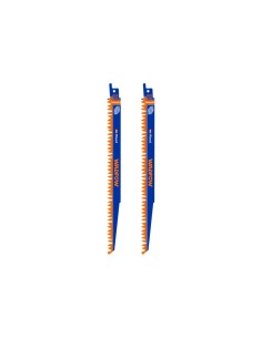 Hojas de sierra sable WADFOW 240mm 5DPP-HCS corte madera 2 piezas 2