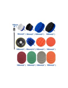 21-Piece Brush and Accessory Set for Power Tools WADFOW 2