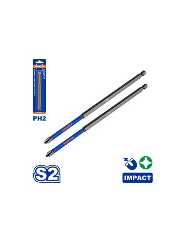 WADFOW 2-Piece 150mm PH2 Impact Driver Bit Set
