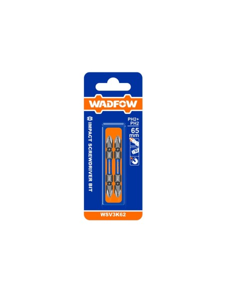 Wadfow 2er Set Impact-Schrauber-Bits PH2+PH2 65mm