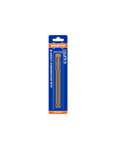 Jeu de 2 embouts d'impact PH2 de 150 mm WADFOW