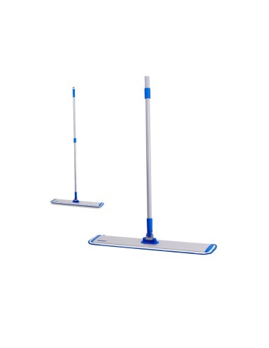 Kleaner Aluminum Flat Mop with Telescopic Handle 75-130 cm