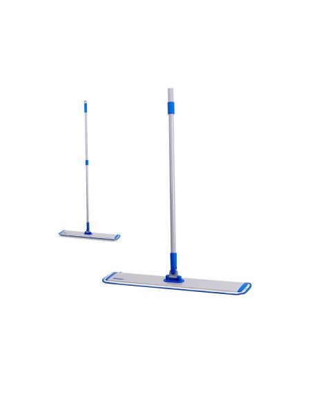 Kleaner Aluminum Flat Mop with Telescopic Handle 75-130 cm