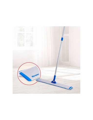 Kleaner Aluminum Flat Mop with Telescopic Handle 75-130 cm
