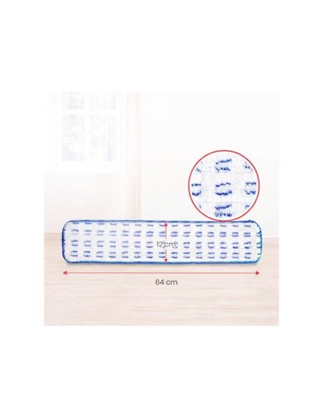 Mopa de microfibra para pisos Kleaner 60x9 cm