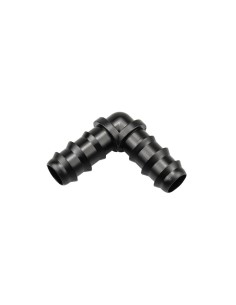 Codo acetal 16mm para tuberías LDPE resistente UV