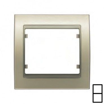Moldura 2 elementos verticais DORADO MALTA BJC Mega 22102-DM