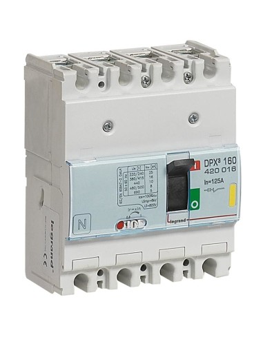 Automático caja moldeada 4P 125A Icu 16kA