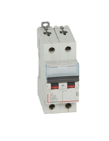 Magnetotérmico 2P 20A curva C 10kA