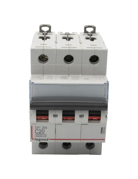 Magnetic thermal circuit breaker 3P 20A C curve 400V