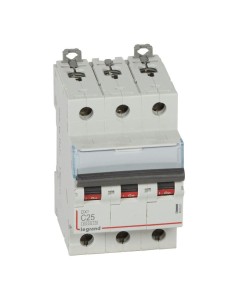 Interruptor magnetotérmico 3P 25A curva C