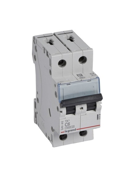 Magnetic circuit breaker 2P 6A C curve 10kA