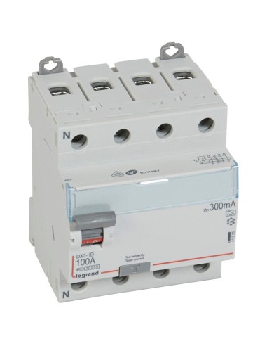 Interruttore differenziale 4P 100A 300mA tipo A