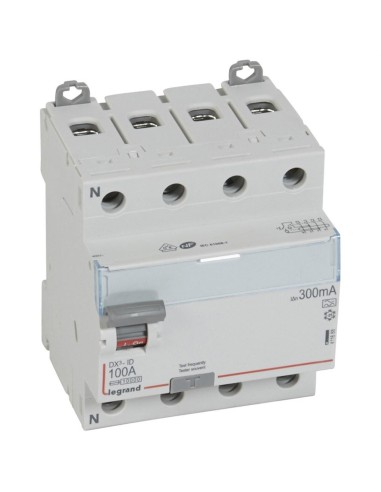 Differentialschalter 4P 100A 300mA Typ A