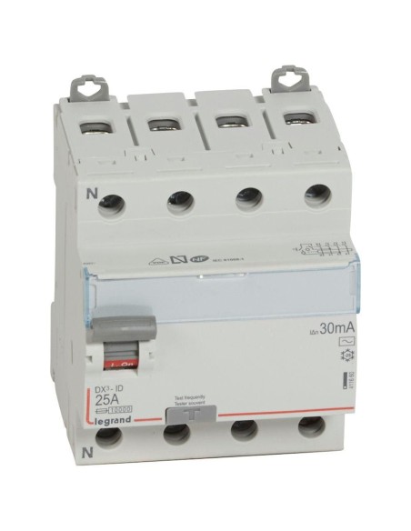 Differentialschalter 4P 25 A 400 V 30 mA Typ AC
