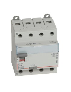 Differentialschalter 4P 25A 400V 30mA Typ Hpi 4 Module