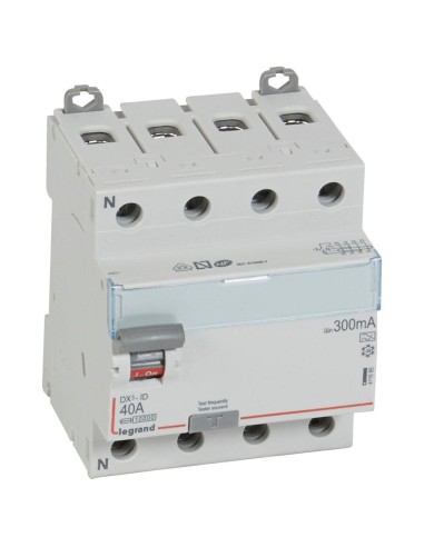 Differentialschalter DX3 4P 40A 400V Typ A 300mA