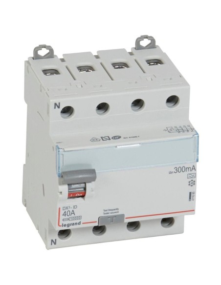Interruttore differenziale DX3 4P 40A 400V Tipo A 300mA
