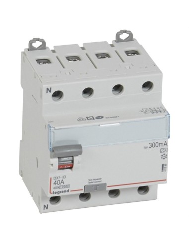 Differentialschalter DX3 4P 40A 400V Typ A 300mA