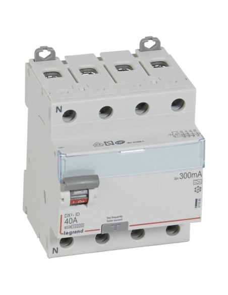 Interruttore differenziale DX3 4P 40A 400V Tipo A 300mA