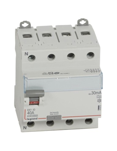 Differentialschalter 4P 40 A 30 mA Typ A
