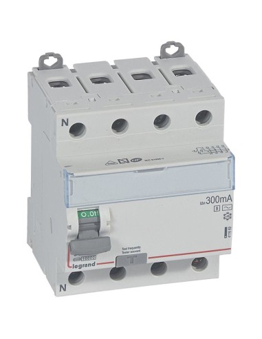 Interrupteur différentiel sélectif 4P 63A 300mA type AC