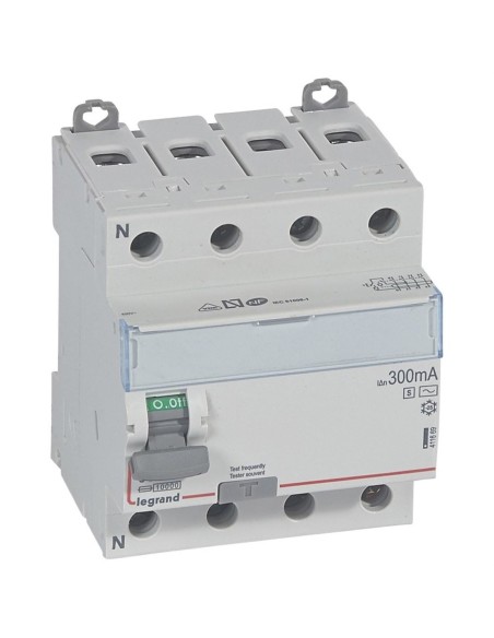 Selective differential switch 4P 63A 300mA type AC