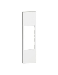 Frontal base RJ45 Living Now blanco 1 módulo