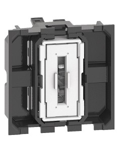 Interrupteur Living Now 2 modules 10 AX 250 Vca éclairable