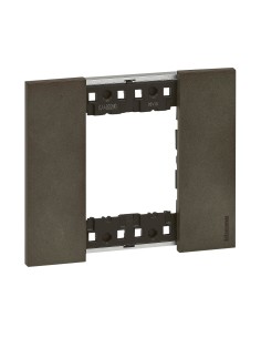 Plaque de finition Living Now 2 modules gris Space KA4802NG