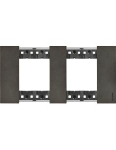 Plaque de finition Living Now 2 modules gris Space KA4802M2NG