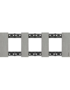 Abdeckplatte Living Now Stahl 6 Module