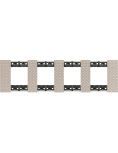 Abdeckplatte Living Now 8 Module Farbe Optic