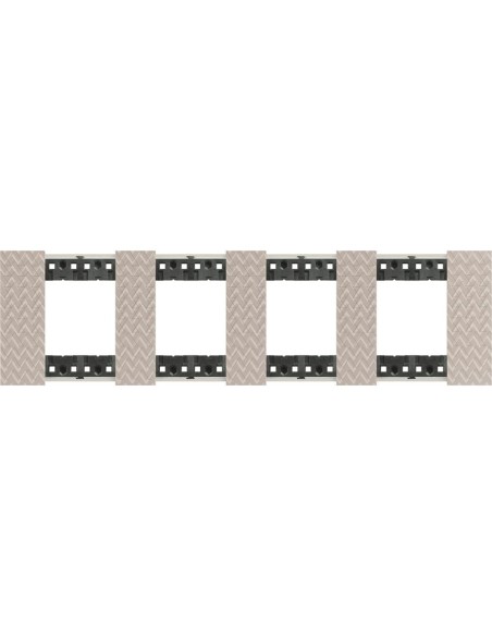Abdeckplatte Living Now 8 Module Farbe Optic