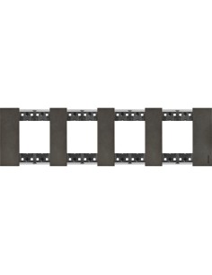 Abdeckplatte Living Now 8 Module mattgrau