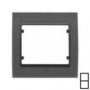 Quadro 2 elementos verticais PRETO ÉBANO COSSO BJC Mega 22102-NEC