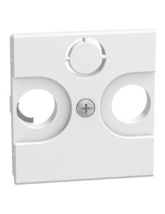 Diplexeur TV satellite 2 modules blanc mat