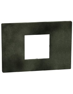 Plaque Light Now 2 modules centrés finition Dark Green