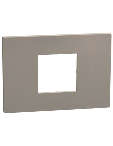Light Now Abdeckung 2 Module zentriert, Stone grau